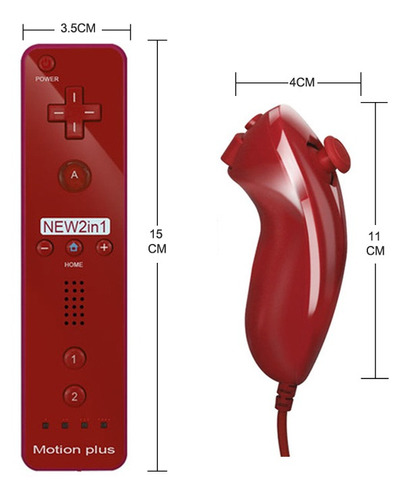 Mando A Distancia Inalámbrico Integrado Motion Plus Para Wii