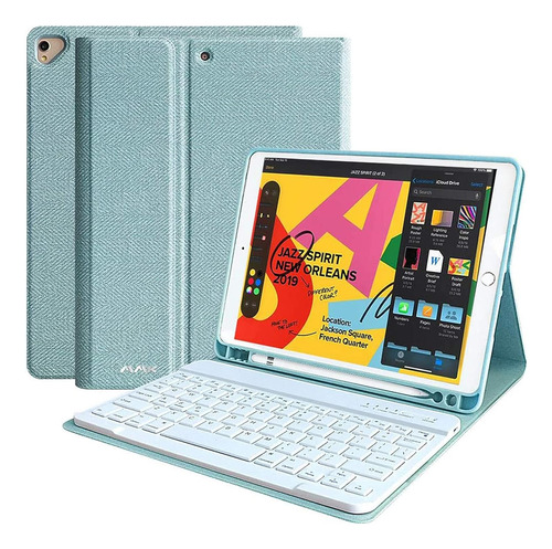 Funda Teclado iPad 10.2puLG 9a/8a/7a Gen. 2021/2020/2019