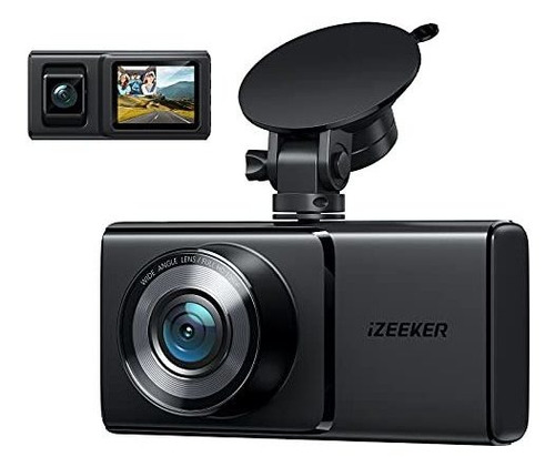 Izeeker Dash Cam Front And Inside Cabin, Both 1080p Dual Das