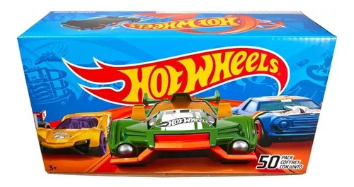 Hot Wheels Caja De 50 Unidades Originales Mattel + Obsequio