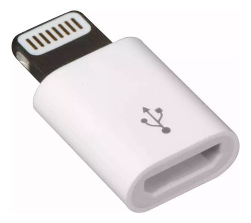 Adaptador Micro Usb Para iPhone P/ Conectar Y Cargar Todos
