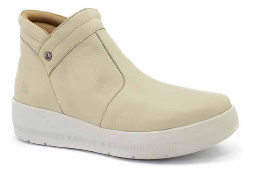 Botas Cortas Mujer Cuero Bestseller Plataforma Moda Confort