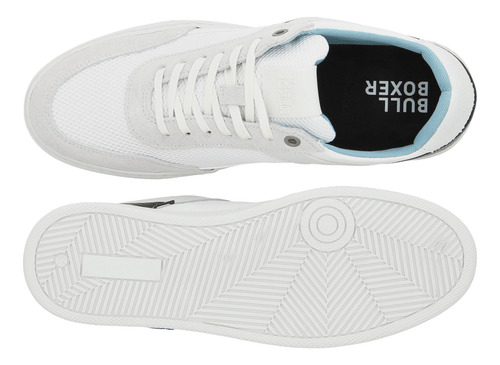 Zapatillas Hombre Cuero Y Textil Blanco Bullboxer Trogir-0-6