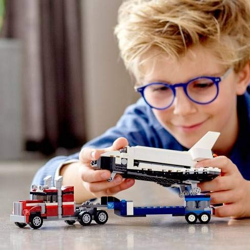 Kit De Construção Lego Creator 3 Em 1 Shuttle Transporter 31