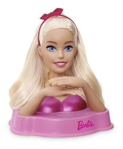 Boneca Barbie Busto Pentear Maquiar Maquiagem Mattel