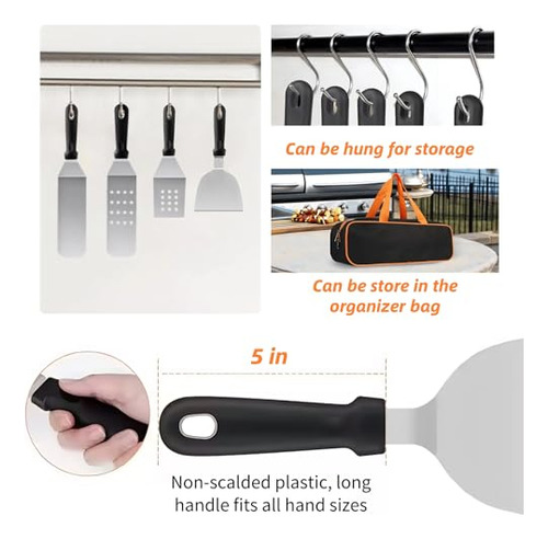 Kit De 9 Accesorios Para Parrilla Al Aire Libre