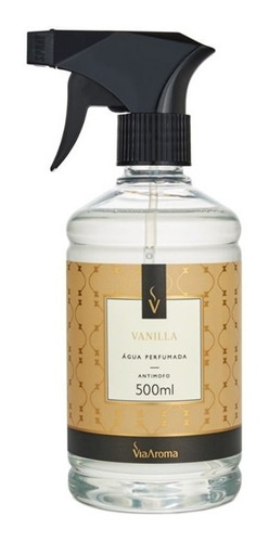 Água Perfumada Vanilla 500ml + Para Tecidos - Via Aroma