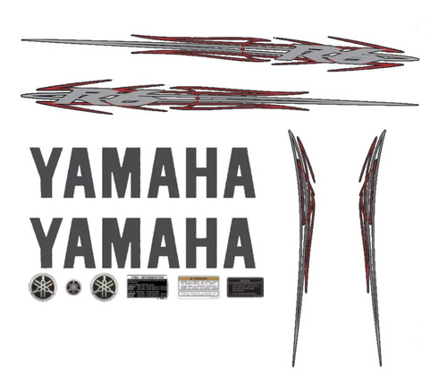Adesivos Compatível Com Yamaha Yzf R6 2006 Preta Etiqueta