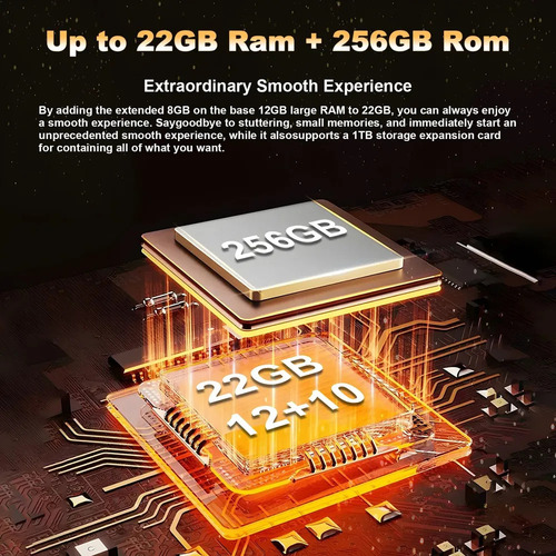 Celular 8849 Tank 2 De 12gb 256gb 155000mah 120hz Con Proyec