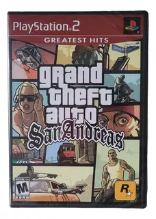 Grand Theft Auto: San Andreas Sellado - Juego Ps2 Gta