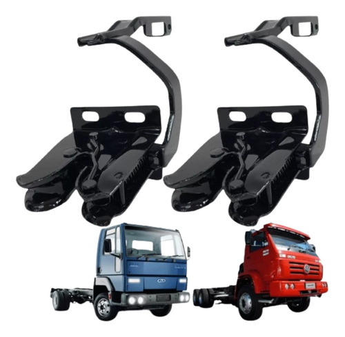 Par Fechadura Trava Cabine Vw 8.120 / 8.140 / 8.150