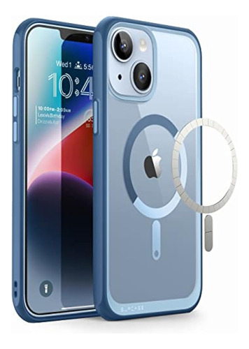 Funda Unicorn Beetle Mag Para iPhone 14 Plus Azul Celeste