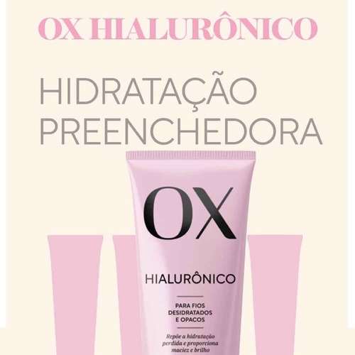 Shampoo Hialurônico 240ml - Ox