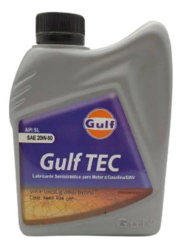 Aceite Gulf Tec Sae 20w50 Semi-sintetico