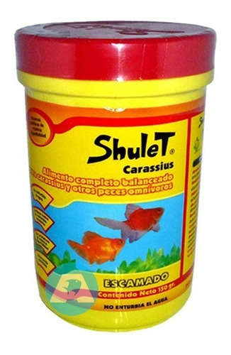 Shulet Carassius 150g Aiken Alimento Escamas Para  Peces De Agua Fría Acuario Aiken Lomas De Zamora