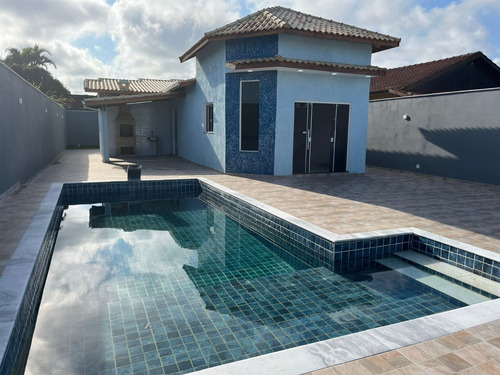 Casa Nova Com Piscina E Três Dormitórios No Cibratel 2 Em Itanhaém Litoral Sul De Sp