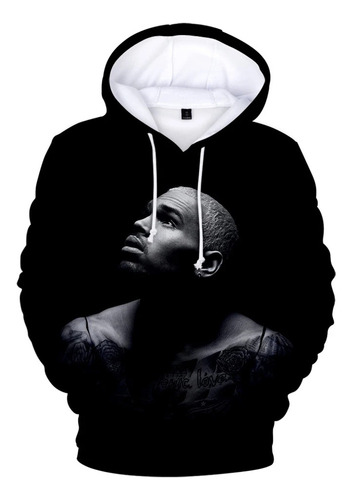 Rt Chris Brown 3d Impreso Hombre Casual Sudaderas Con