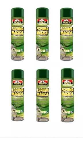 Espuma Magica Limpador De Uso Geral 400ml Proauto 6 Unidades