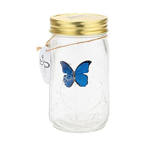 Nc Butterfly Un Tarro De Cristal, Lámpara Led Jar Anim...