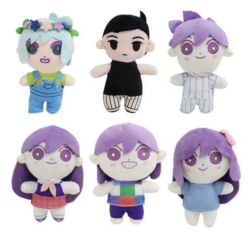 6pcs Omori Peluche Muñeca Juguete Niños Navidad Regalo 20cm 