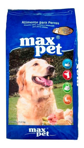Alimento Para Perro Croquetas Maxpet Bolsa 25 Kg