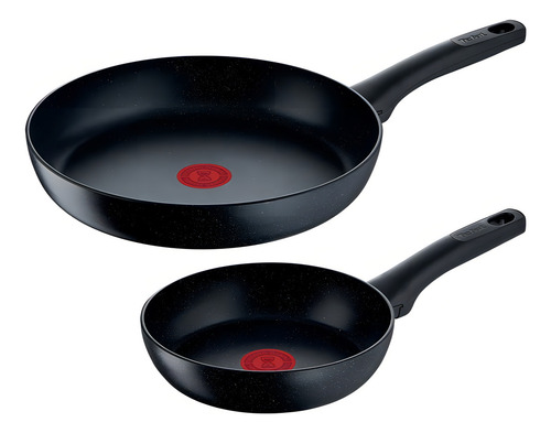 Sartenes Black Force 20 Y 28 Cms Tfal Black Force G2819082 Color Negro