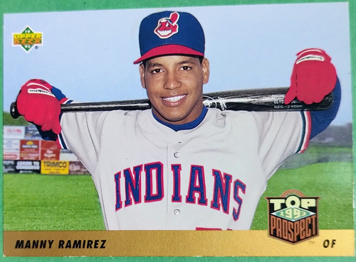 Manny Ramírez,1.993 Upper Deck Rookie Card, Cleveland Indian