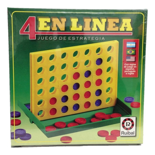 4 En Linea Juego De Estrategia Original De Ruibal 