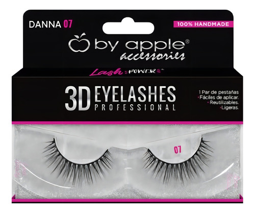 Extensiones De Pestañas  By Apple Pestañas Postizas Color 07 Danna X Unidad