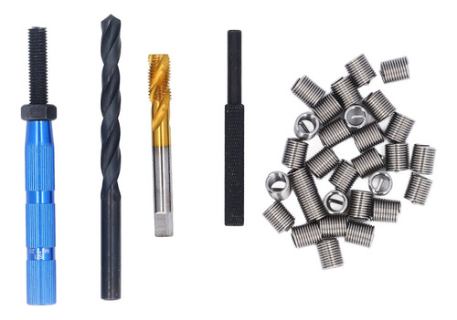 Kit De Insertos De Reparación De Roscas Métricas De Acero In