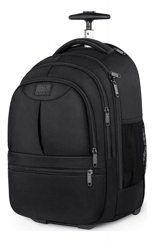 Matein Rolling Travel Backpack, Durable 17 Inch Laptop Back.