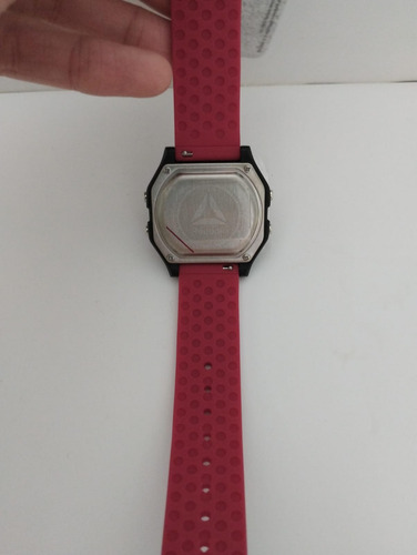 Reloj Negro/rojo Reebok Hombre Mod. Rkvneg9p4irbb