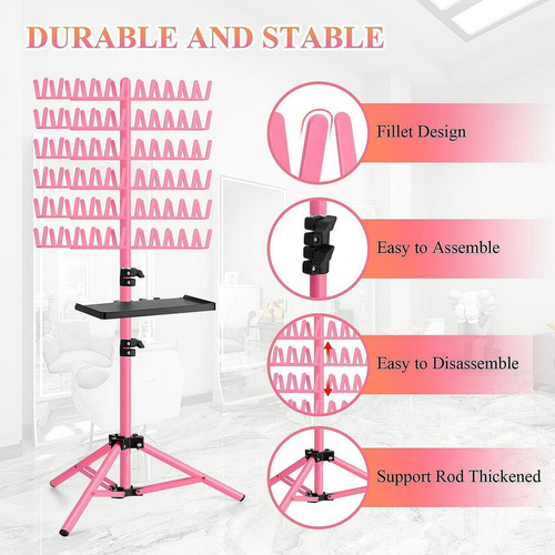 // Estante Para Trenzar El Cabello, Soporte Para