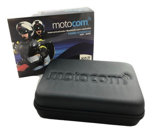 Intercomunicador Bluetooth Capacetes - Motocom Prime Fm Par 