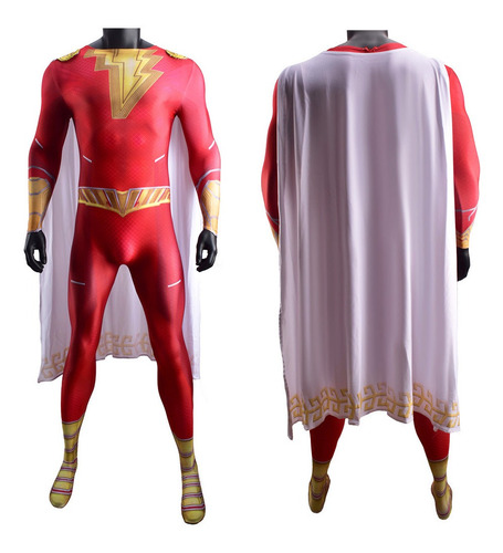 Shazam Superman Cos Disfraz Cosplay Disfraz De Halloween