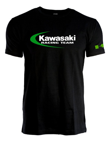 Remera Kawasaki  Team Racing  R Modelo 2    Algodon Peinado