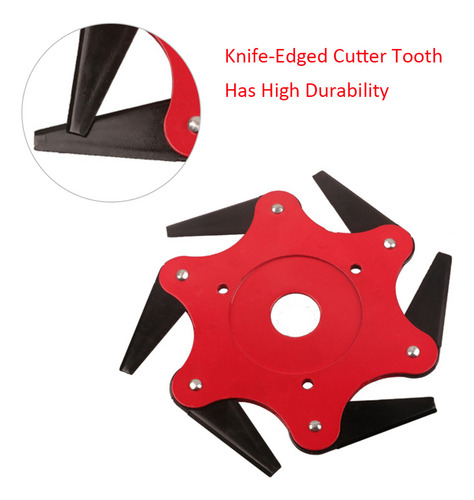 Cuchillas Para Cortar Césped, 6 Cortadoras, Cabeza De Acero,