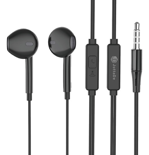 Auriculares Jd Music In Ear Stereo 3.5mm Cable Negro-*