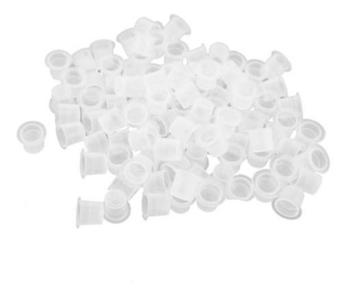 Tintas Para Tatuajes - Jqyxss 100pcs Tattoo Ink Caps Cups Wh