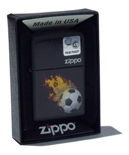 Imagen 1 de 2 de Encendedor Zippo Soccer Made In Usa 28669
