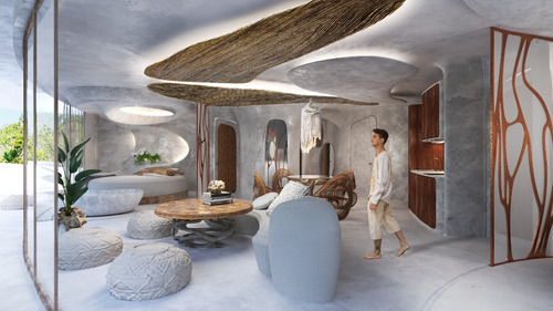 Departamento En Venta En Tulum, Quintana Roo, Azulik, Increíble Y Diseño Único Con Club De Playa Incluído