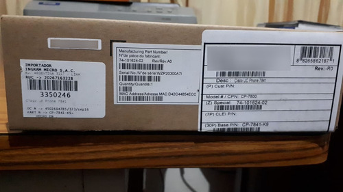 Telefono Ip Cisco 7841 Modelo Cp-7841-k9=