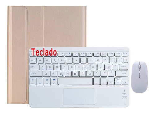 L Funda Con Teclado Y Ratón Para Samsung Galaxy Tab S7 Fe