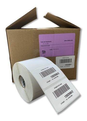 Imagen 5 de 7 de 10 Rollos Etiqueta 58x40 Mm (6x4 Cm) Térmica Full C/u 1000