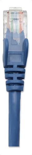 Cable De Red Intellinet 318983 Cat 5e 2mts Azul