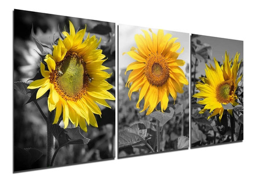 Lienzo De Girasol Para Pared, Decoración De Campo, Flo...