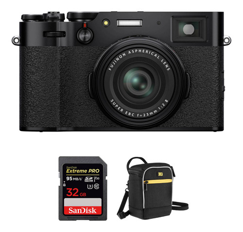 Fujifilm X100v Digital Camara Con Accessories Kit (black)