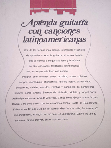 Método De Guitarra Con Canciones Latinoamericanas, R. Passos