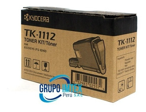 Toner Kyocera Tk-1112 Negro Compatible Fs-1020/1040/1120.