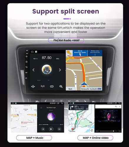 Autoradio Android Con Carplay Y Android Auto - 4 Ram + 64 Gb